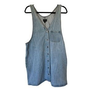 Frank and Oak Medium Washed Denim Tank Dress Size L